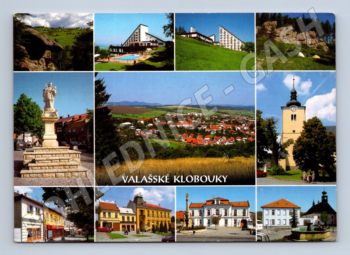 Postcard Valašské Klobouky area large fm (M5165)