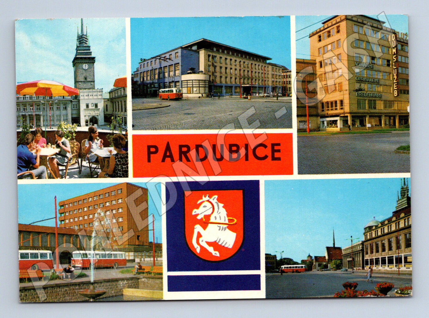 Postcard Pardubice collage old (M5169)