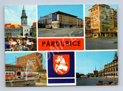 Postcard Pardubice collage old (M5169)