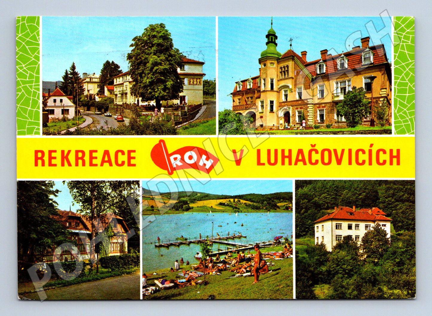 Postcard Recreation ROH Luhačovice 1973 (M5171)