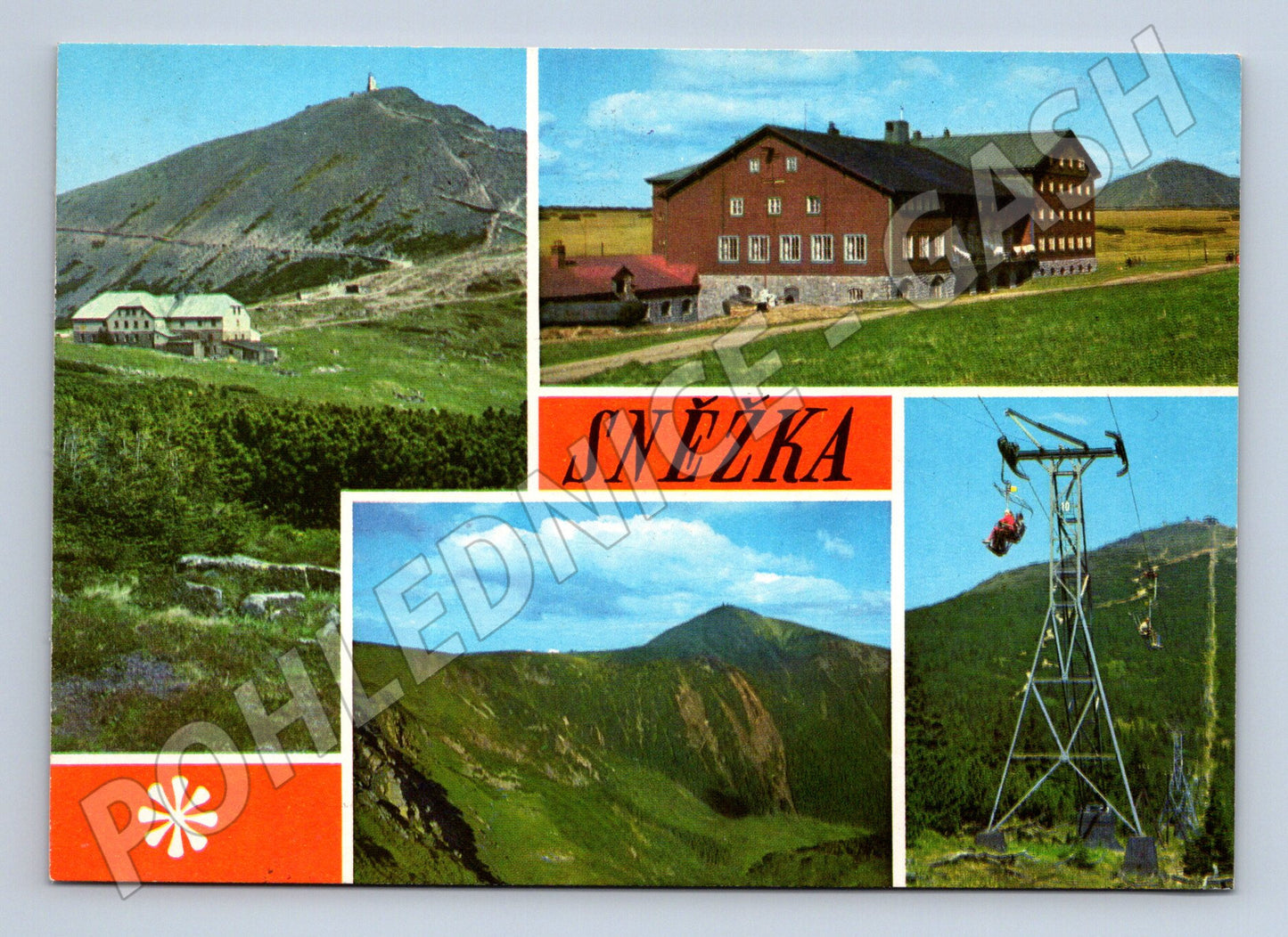 Pohlednice Sněžka lanovka Obří bouda (M5172)