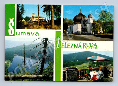 Postcard Šumava Železná Ruda surroundings 1975 (M5174)