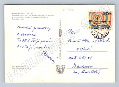 Postcard Konstantinovy ​​Lázně collage (M5180)