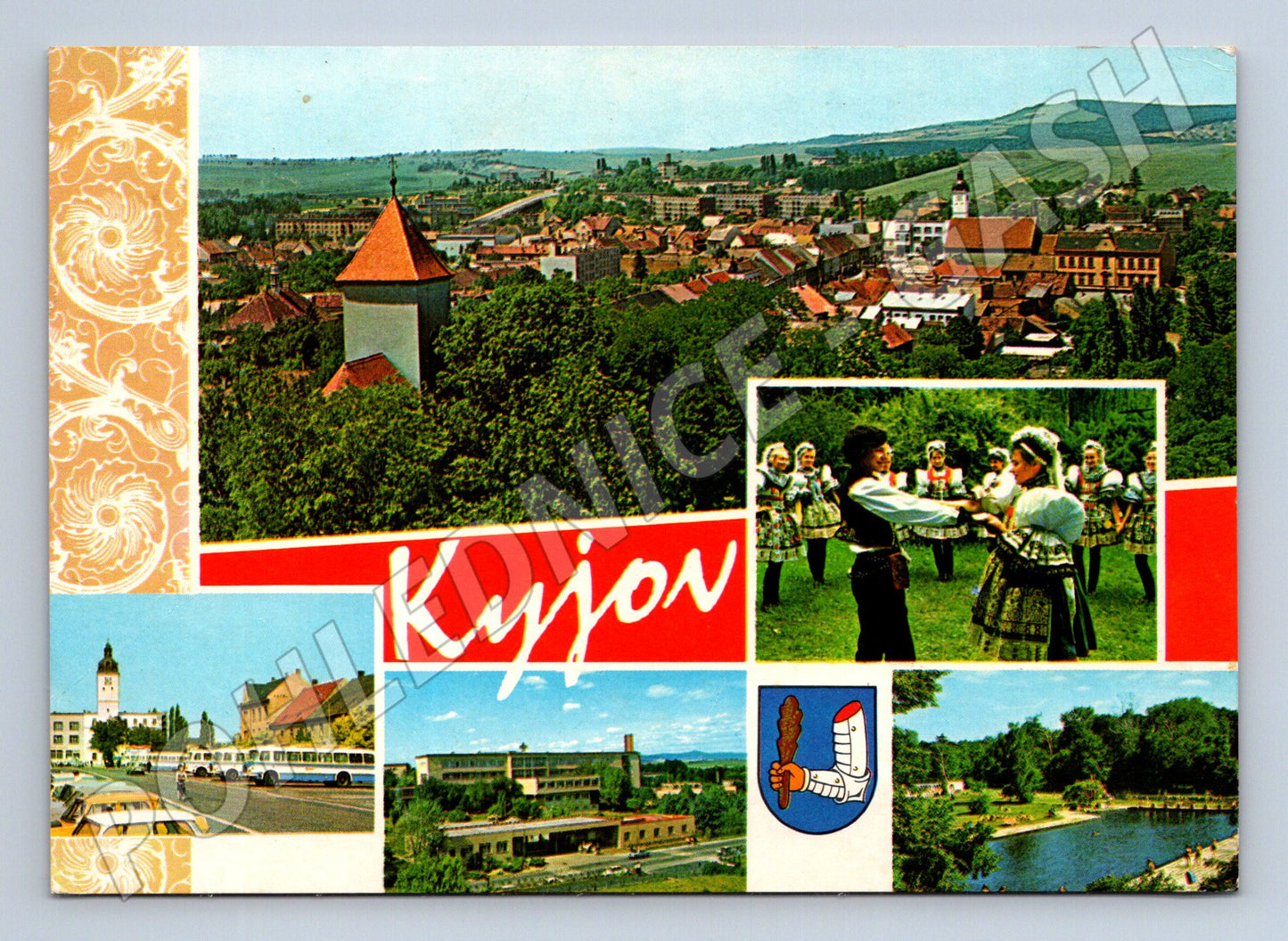Pohlednice Kyjov folklór panorama (M5181)