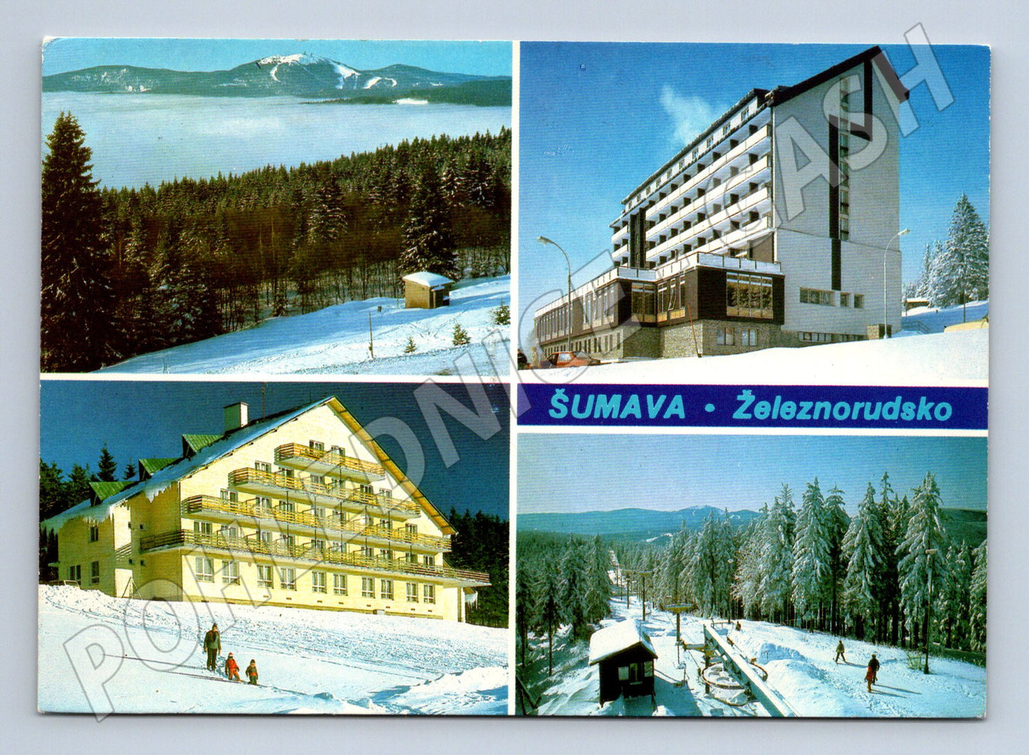 Pohlednice Šumava Železnorudsko zimní (M5184)