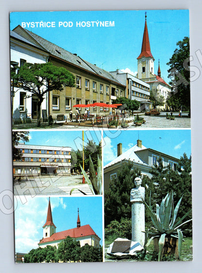 Postcard Bystřice pod Hostýnem multiple shots (M5185)