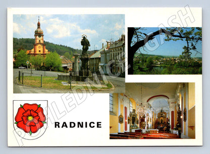 Postcard Town Hall Square Panorama (M5186)
