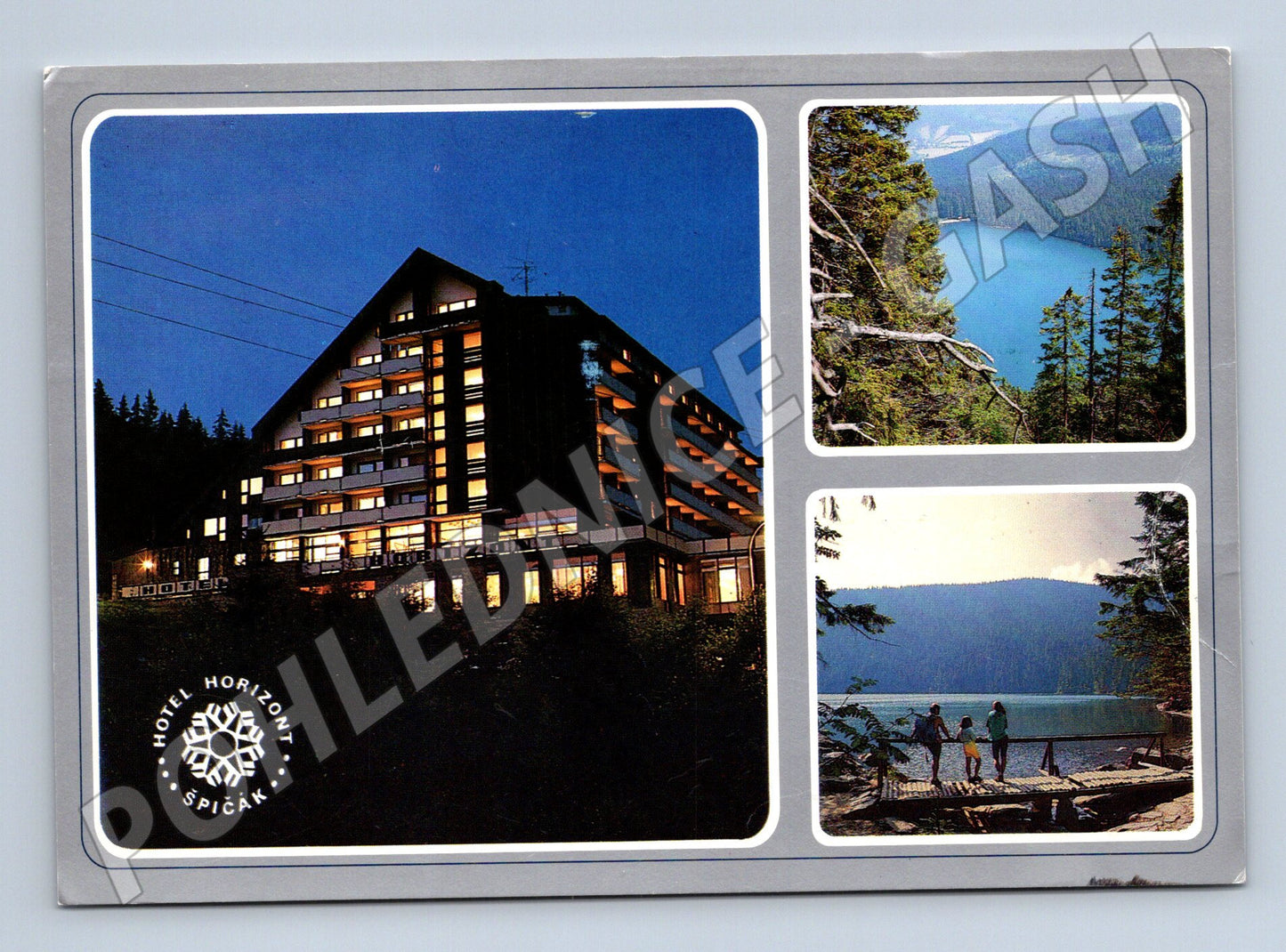 Postcard Hotel Horizont Špičák Šumava 1994 (M5187)