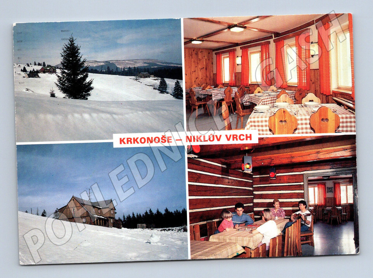 Pohlednice Krkonoše Niklův vrch 1994 (M5189)