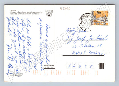 Postcard Tábor multiple shots (M5190)