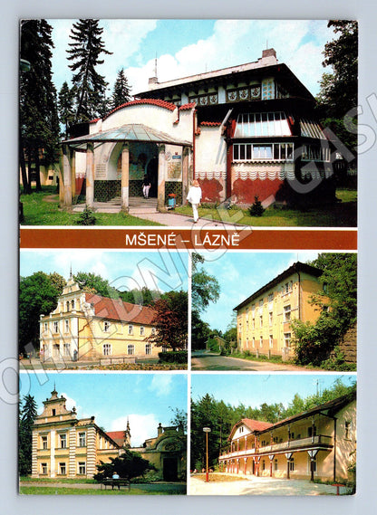 Postcard Mšené Lázně multiple shots (M5195)