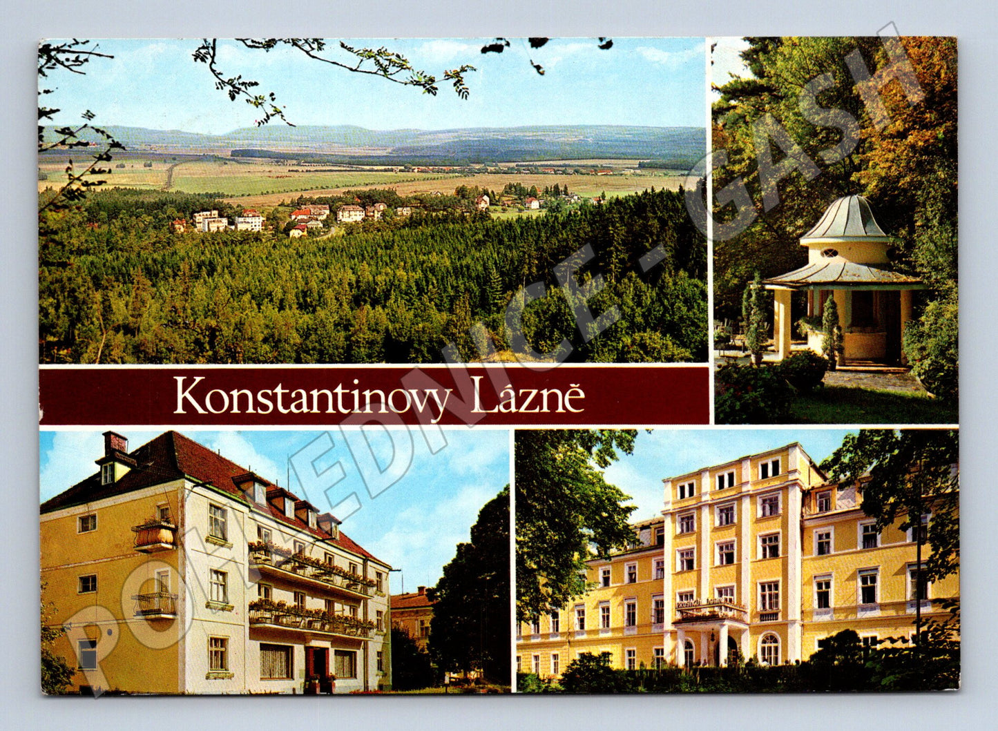 Postcard Konstantinovy ​​Lázně multiple shots (M5199)