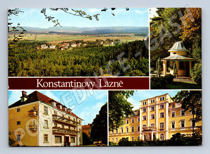 Postcard Konstantinovy ​​Lázně multiple shots (M5199)