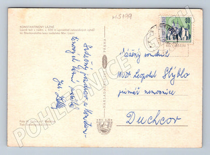 Postcard Konstantinovy ​​Lázně multiple shots (M5199)