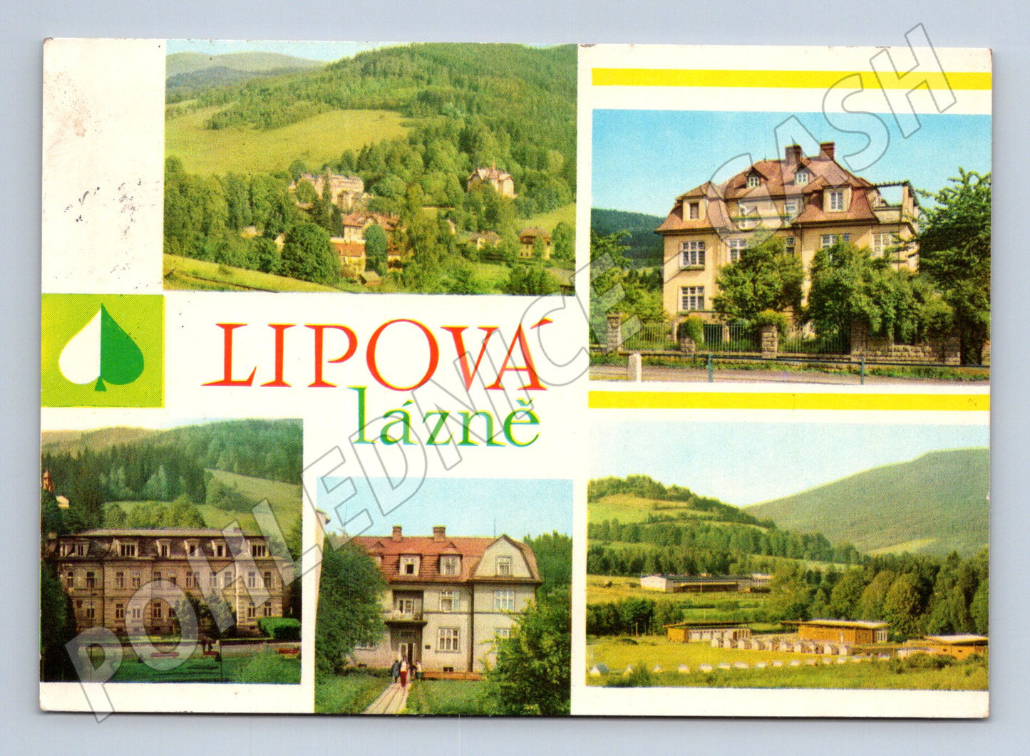 Pohlednice Lipová-lázně historická 1972 (M5200)