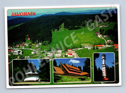 Pohlednice Javorník Šumava rozhledna letecký (M5209)