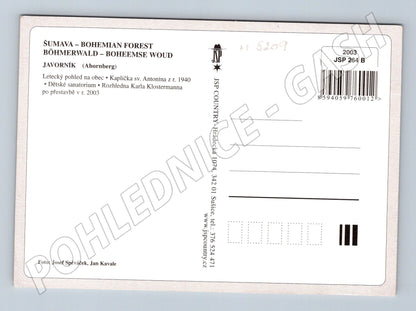 Pohlednice Javorník Šumava rozhledna letecký (M5209)