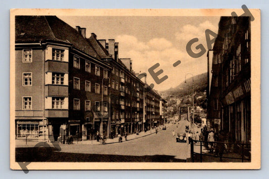 Pohlednice Děčín historická ulice Orbis (M521)