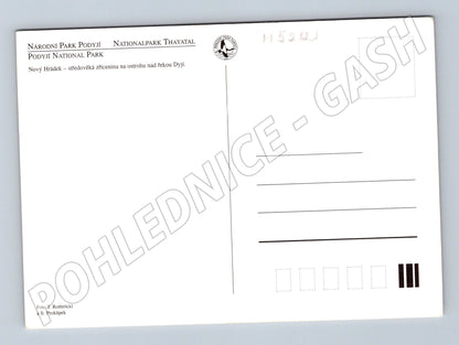 Postcard Podyjí Nový Hrádek ruins (M5212)