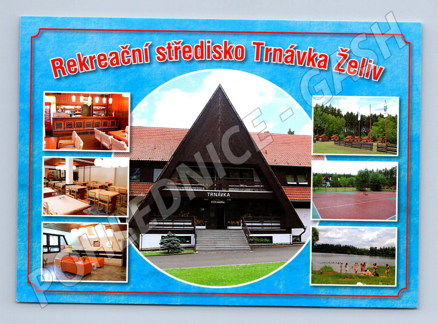 Postcard Trnávka Želiv recreation center (M5214)