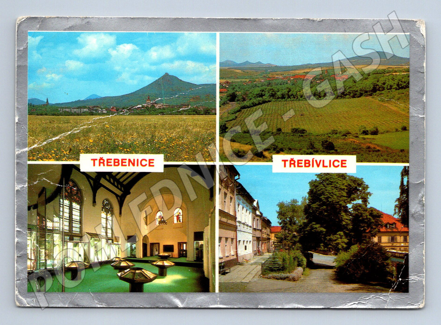 Postcard Třebenice Třebívlice Garnet Museum (M5219)