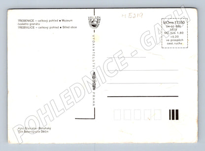 Postcard Třebenice Třebívlice Garnet Museum (M5219)