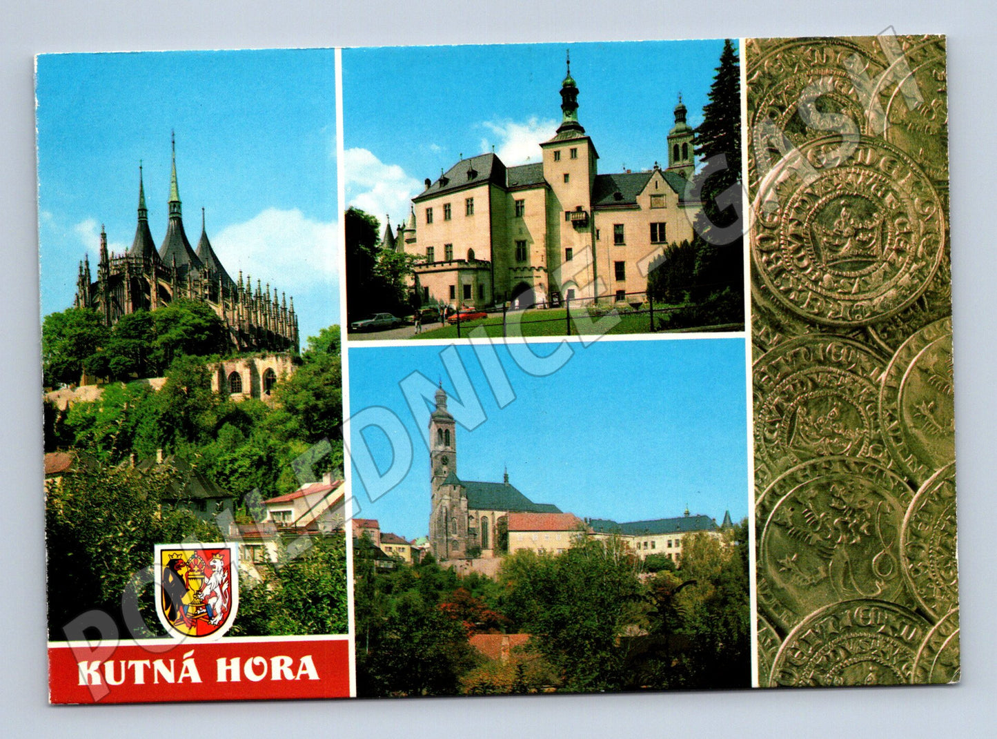 Postcard Kutná Hora St. Barbara Italian Court (M5225)