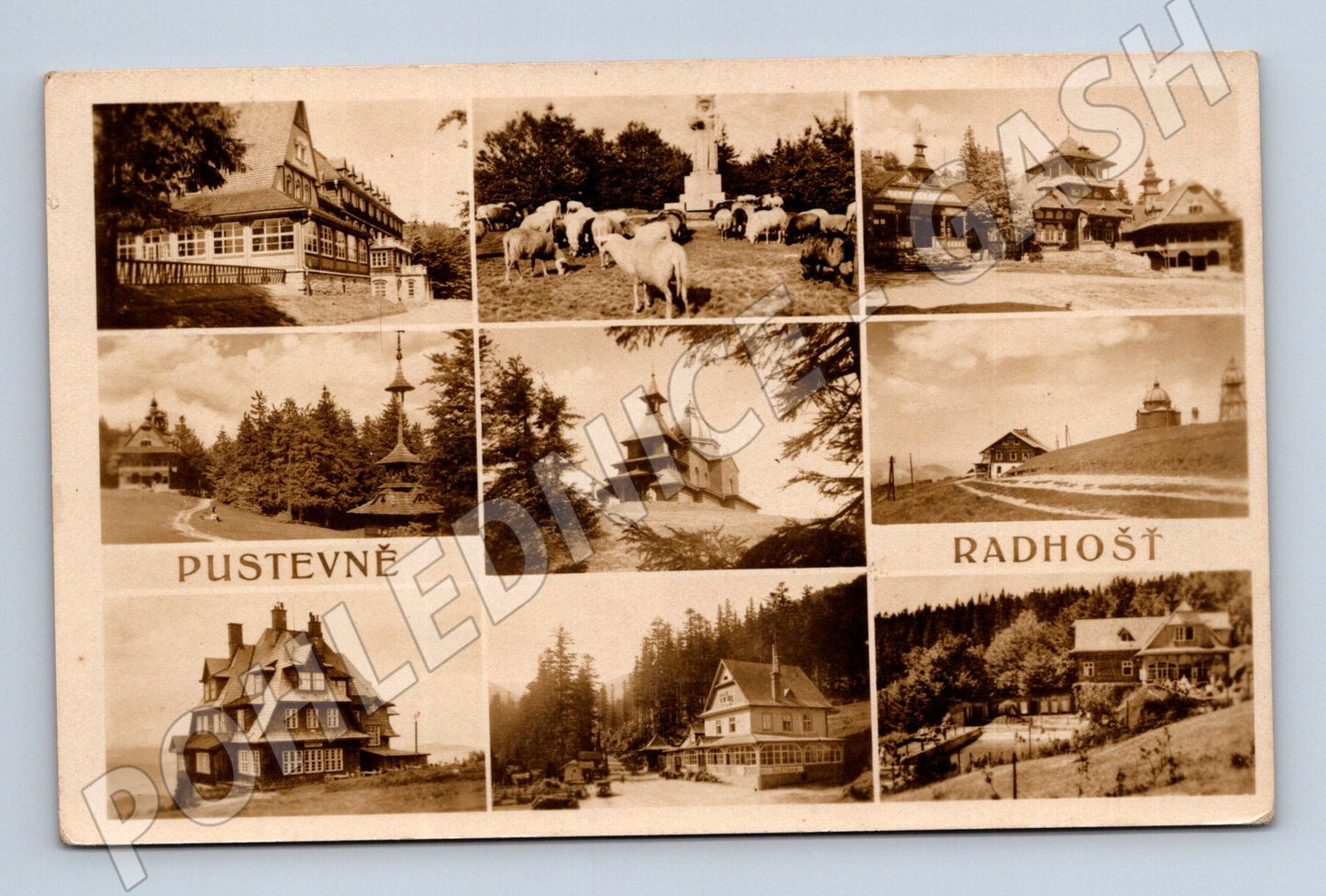 Postcard Pustevny Radhošť Beskydy (M5229)