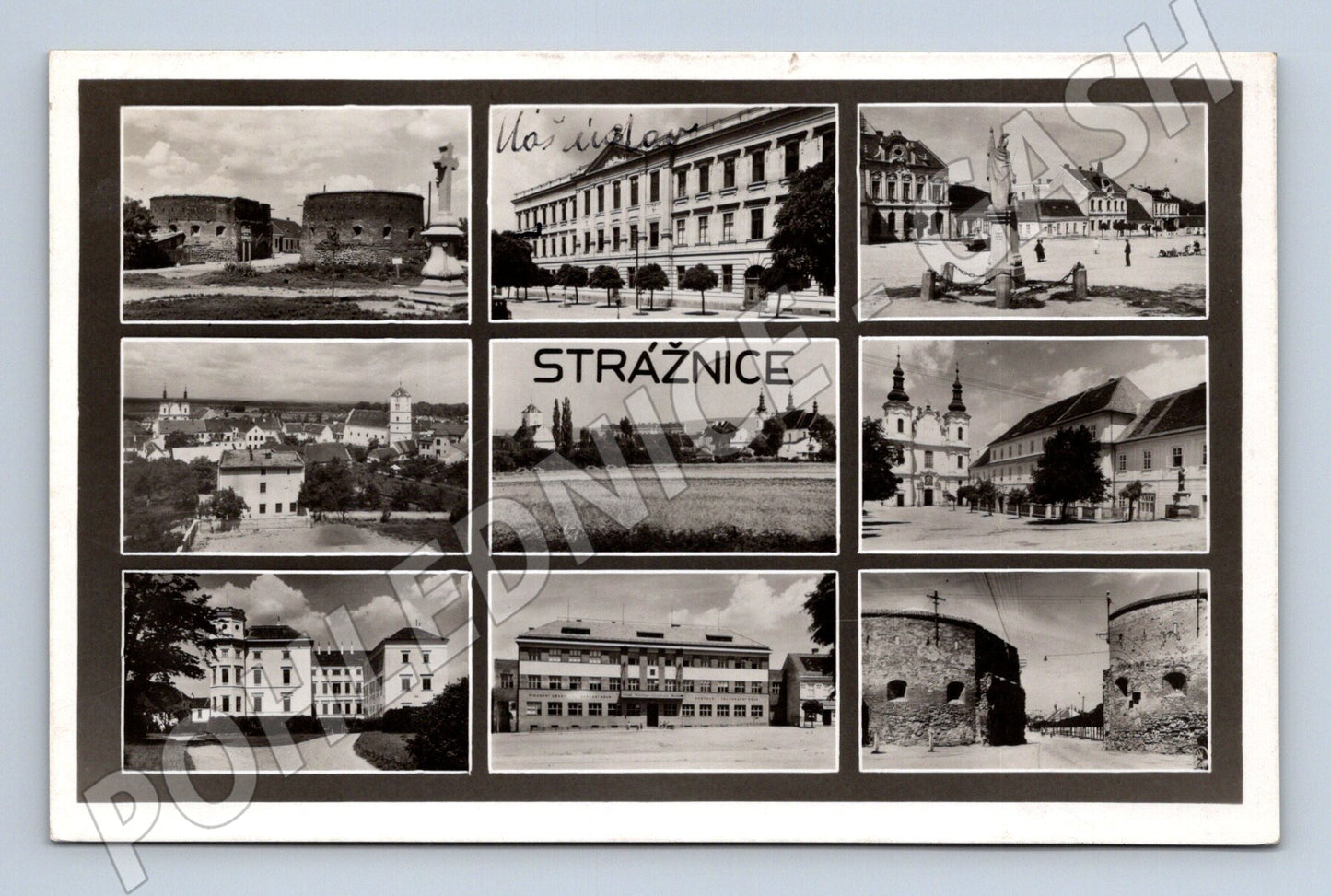 Pohlednice Strážnice koláž 1948 (M5230)