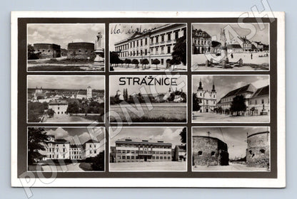 Pohlednice Strážnice koláž 1948 (M5230)