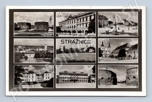Pohlednice Strážnice koláž 1948 (M5230)