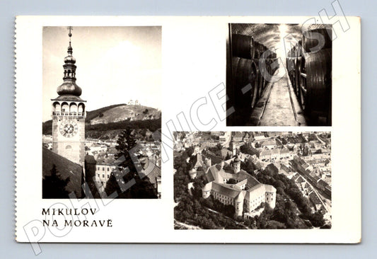 Pohlednice Mikulov zámek Svatý kopeček (M5242)