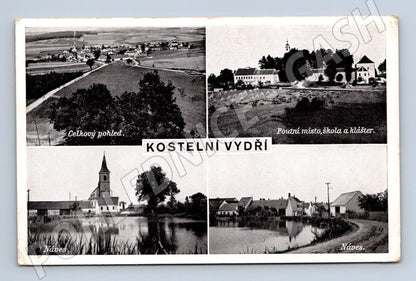 Postcard Kostelní Vydří historical (M5247)