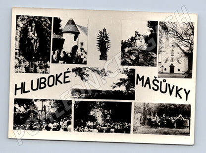 Pohlednice Hluboké Mašůvky poutní místo (M5249)