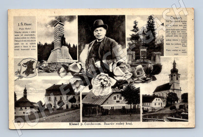 Postcard Klenčí pod Čerchovem Baar region (M5255)
