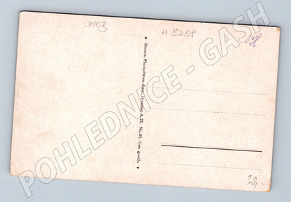 Cheb historical colored postcard (M5258)
