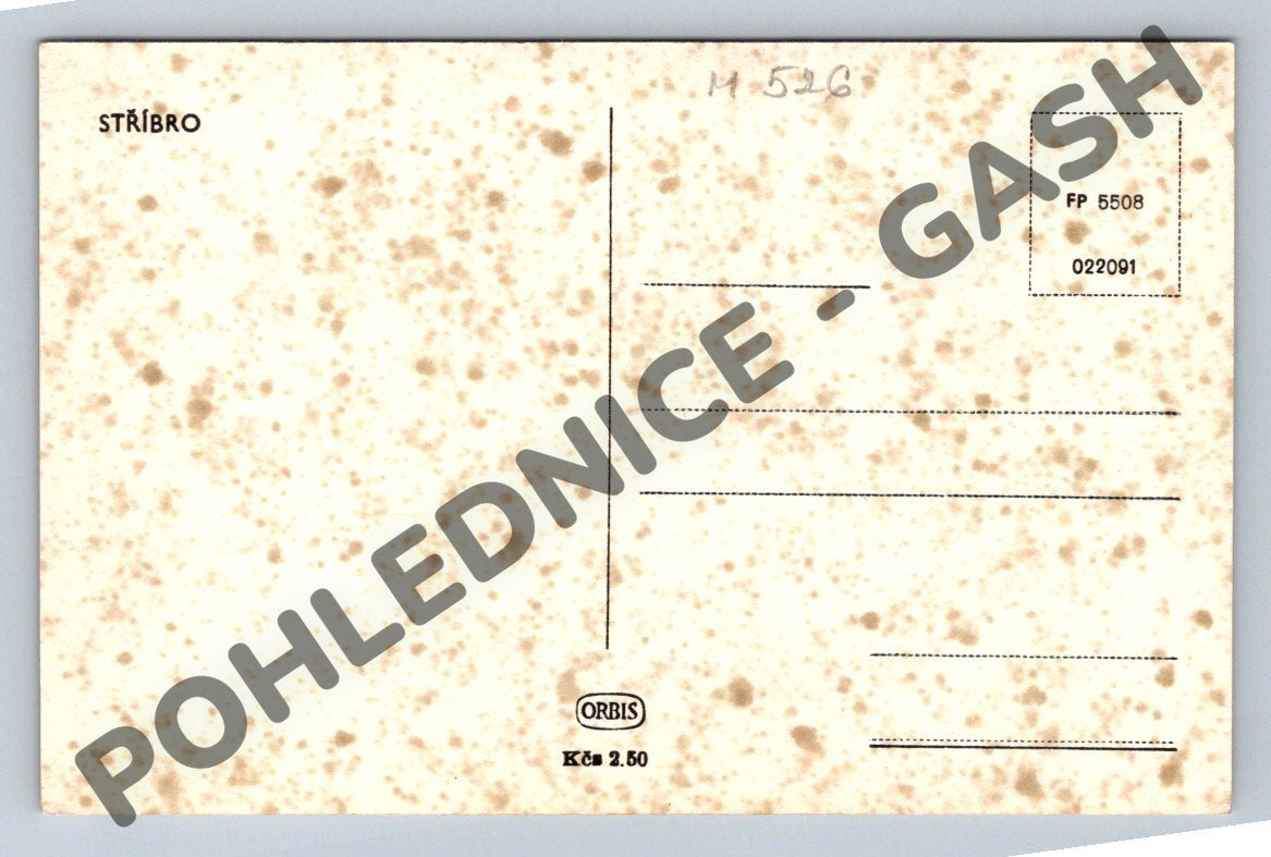 Pohlednice Stříbro historický pohled ČR (M526)