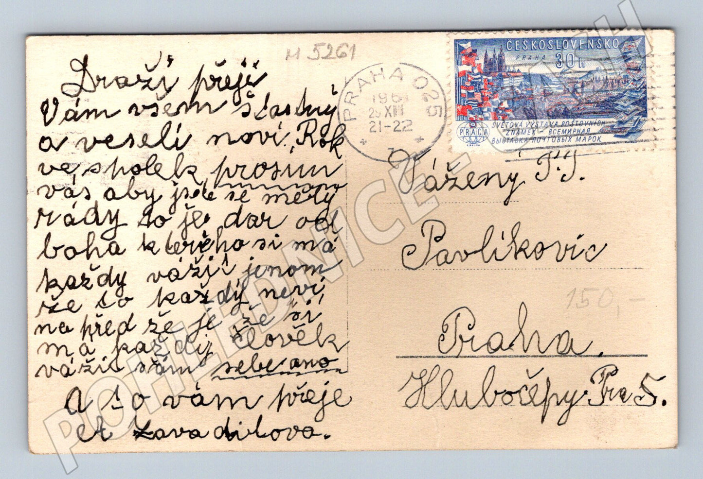 Postcard Klukovice old postcard (M5261)