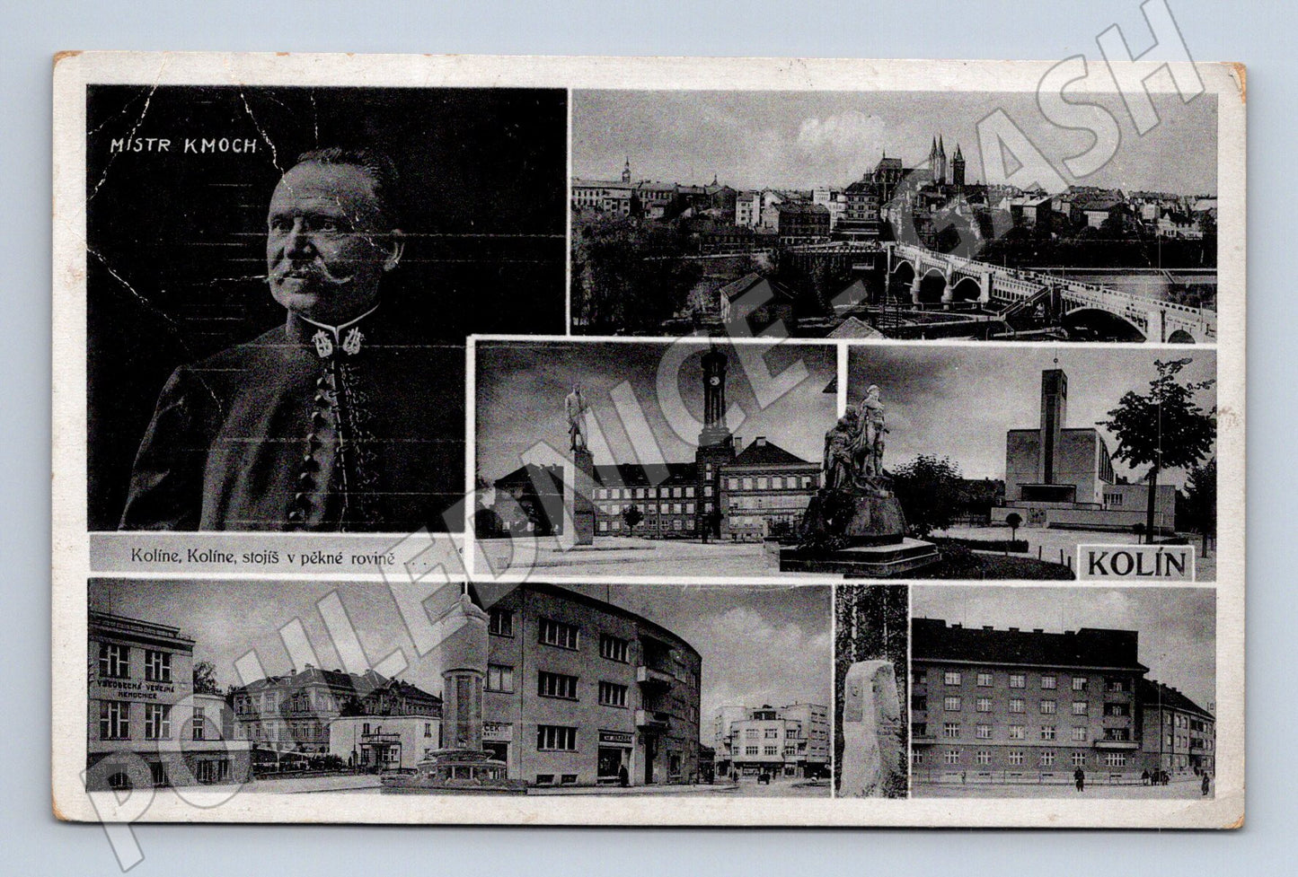 Postcard Starý Kolín multiple shots (M5263)