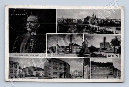 Postcard Starý Kolín multiple shots (M5263)