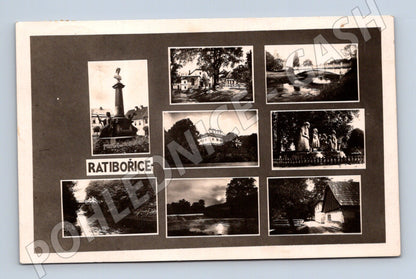 Pohlednice Ratibořice koláž 1923 (M5264)