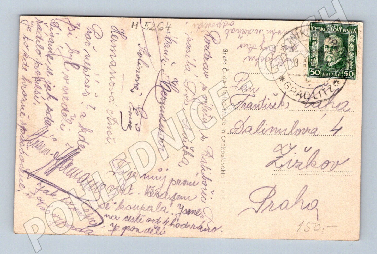 Pohlednice Ratibořice koláž 1923 (M5264)