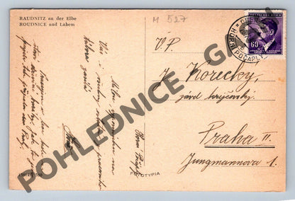 Pohlednice Roudnice nad Labem archivní (M527)