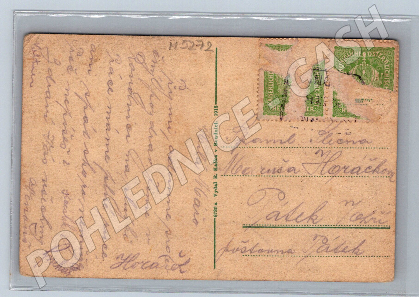 Postcard Roudnice nad Labem collage (M5272)
