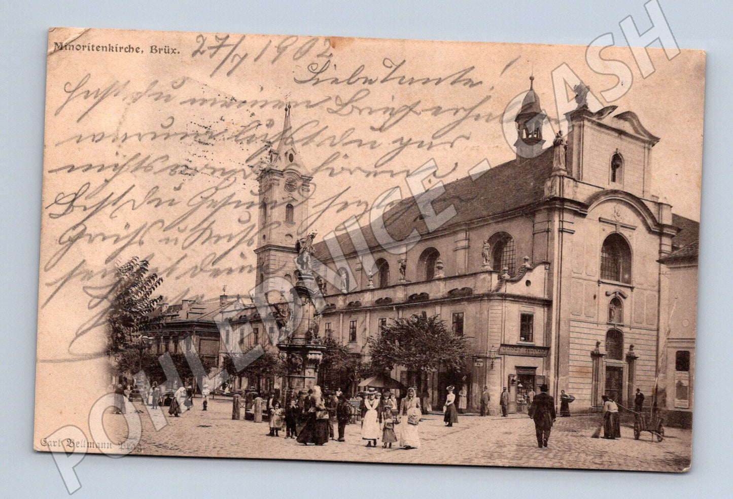 Postcard Bridge Minoritenkirche (M5279)