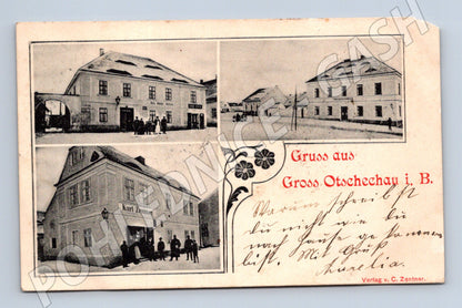 Pohlednice Velký Otěchov 1905 (M5281)