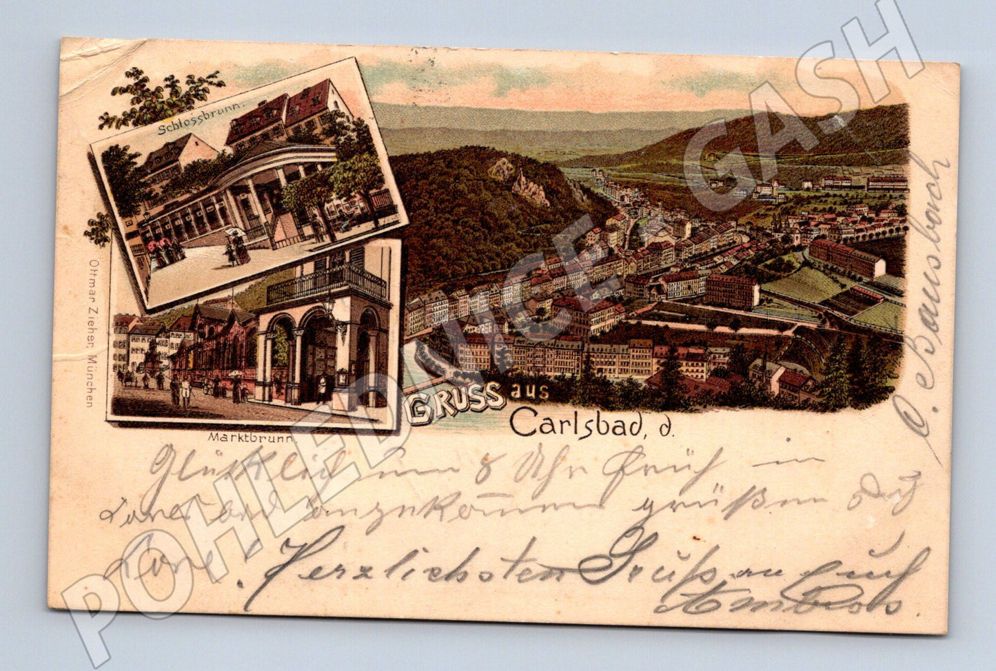 Postcard Karlovy Vary 1899 (M5282)