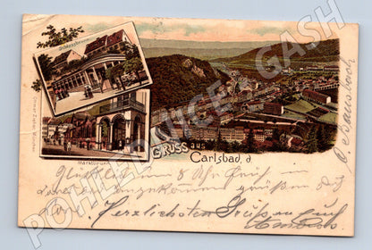 Postcard Karlovy Vary 1899 (M5282)