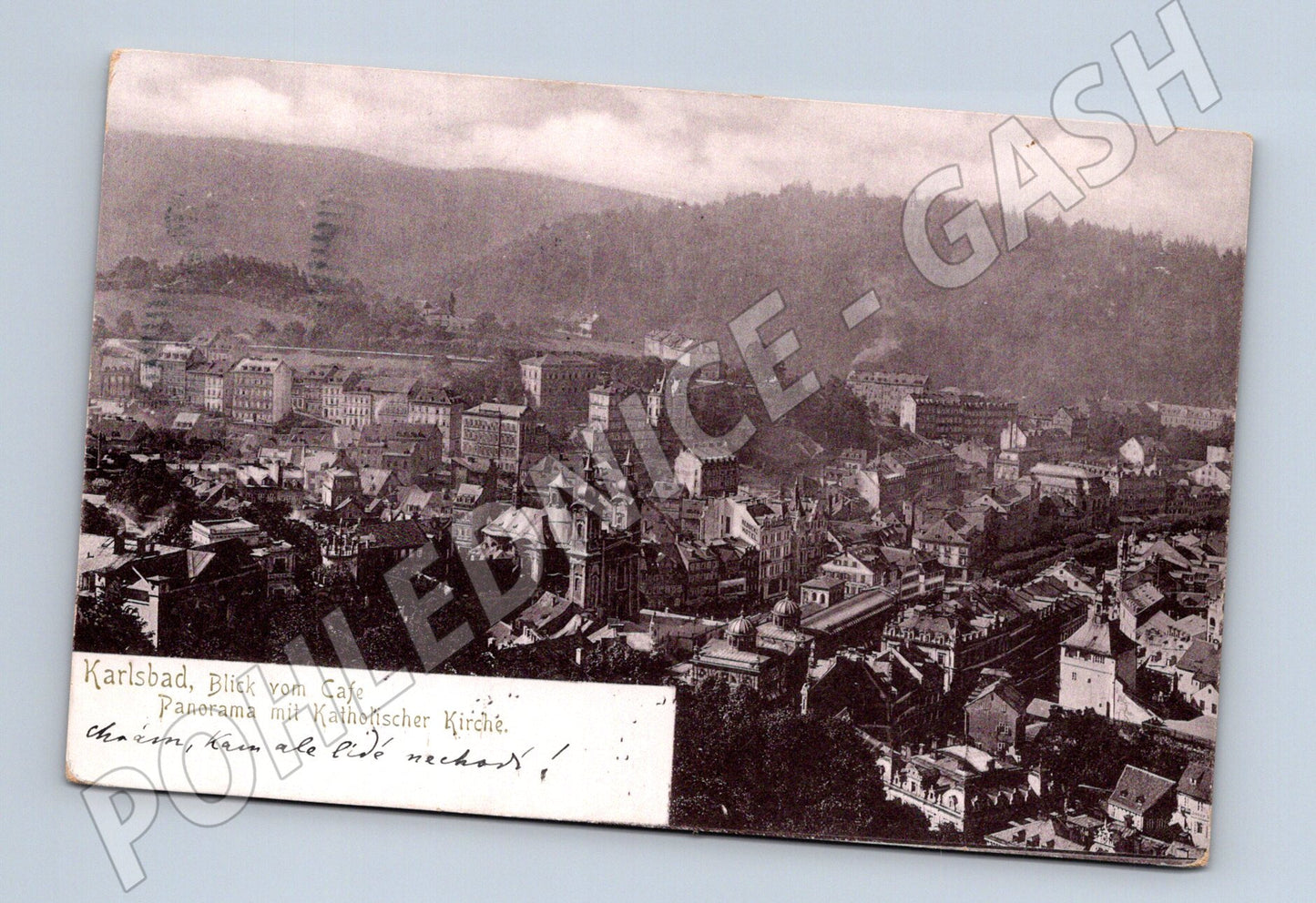 Pohlednice Karlovy Vary panorama (M5288)