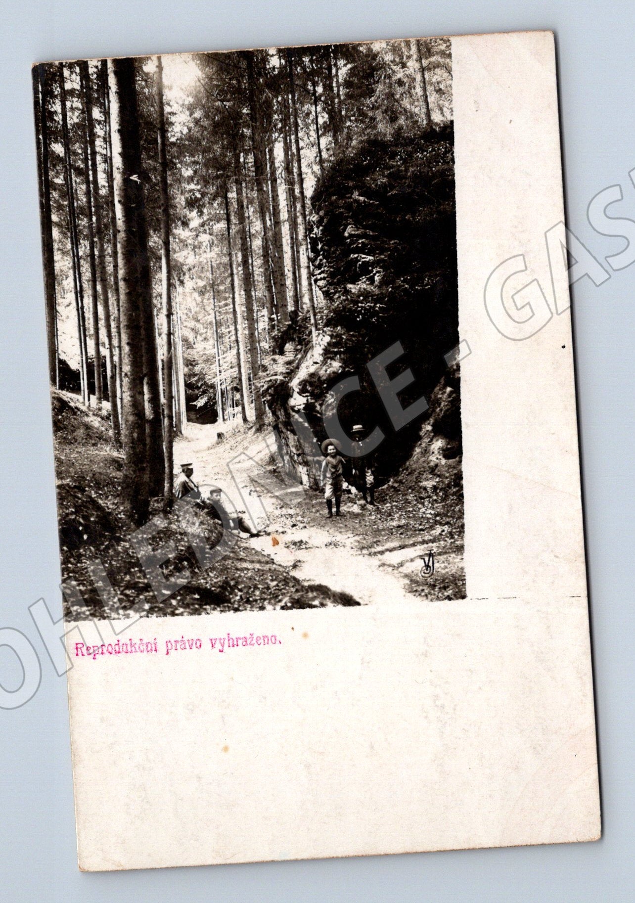 Postcard Czech landscape small format (M5292)